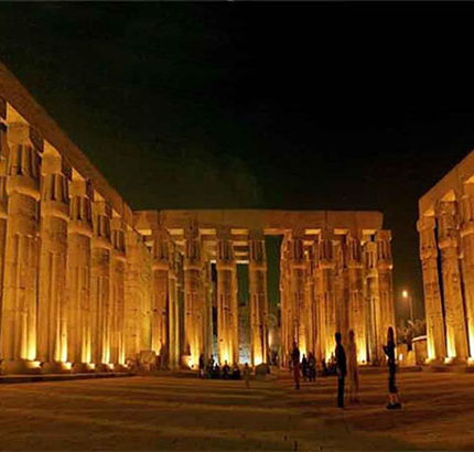 light show Luxor Egypt