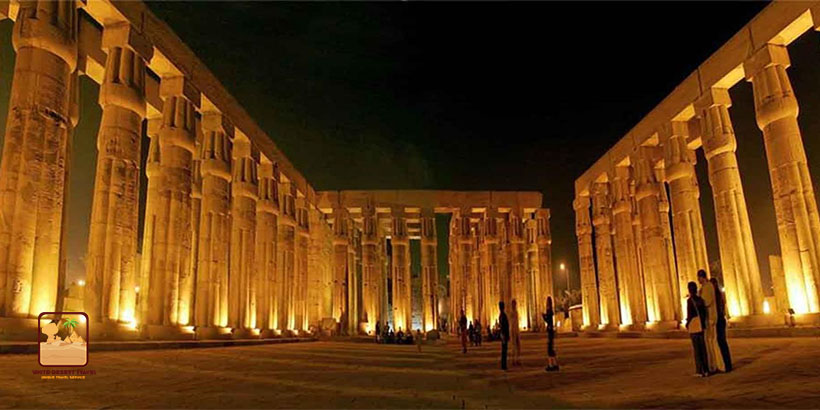 light show Luxor Egypt