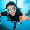 swimming under water Egypt